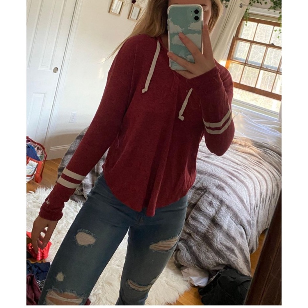 Hollister Red SUPER Soft Hoodie
